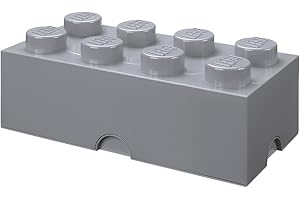 ROOM COPENHAGEN Ladrillo de almacenamiento de 8 espigas de LEGO, caja de almacenaje apilable, 12 l