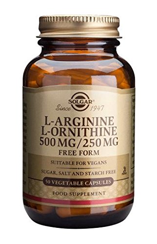 Solgar L-Arginine L-Ornithine 500 / 250 50 Gélules Végétales