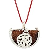 ASTRODIDI One Face Rudraksha Silver Pendant(Brown)
