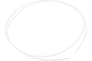 QUARKZMAN Tubo in PTFE da 2mm x 3mm x 1 Pezzo per Attrezzature Pneumatiche Tubazioni Idrauliche, [Trasparente, 1 Metro]