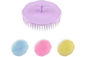 AURSTORE Basa Brosses Ronde,Massage Cheveux Brosse (Lot de 4 Couleur Aléatoire) 80631, Manette 3