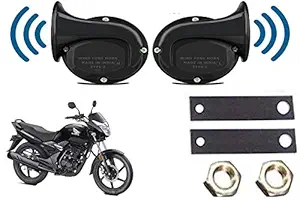 SHOP4U Skoda Type Windtone Snail Shape Horn for Honda Unicorn BS6