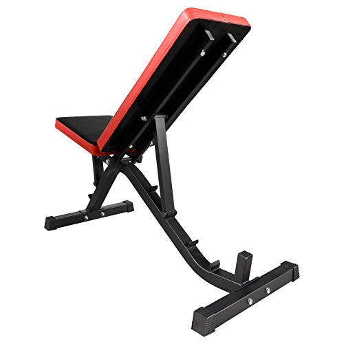 TrainHard Hantelbank Drückerbank Variable Schrägbank Negativ/Flach - 8