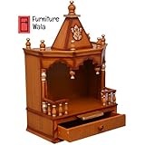 Furniture Wala Wooden Home Temple/puja mandir/Wooden Temple/Temple for Home/puja ghar/Temple/Wall Hanging