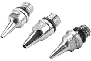 ZYYINI Buse aérographe 0.2mm 0.3mm 0.4mm 0.5mm buse de stylo de pulvérisation Buse aérographe professionnelle et durable Accessoires de remplacement