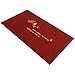 Produktbild GHGMM Teppich Fußmatten, Haushalt Rutschfest Wasseraufnahme dauerhaft Türmatte, Passend für Wohnzimmer Küche Schlafzimmer Badezimmer, anpassbar,red,100 * 140cm