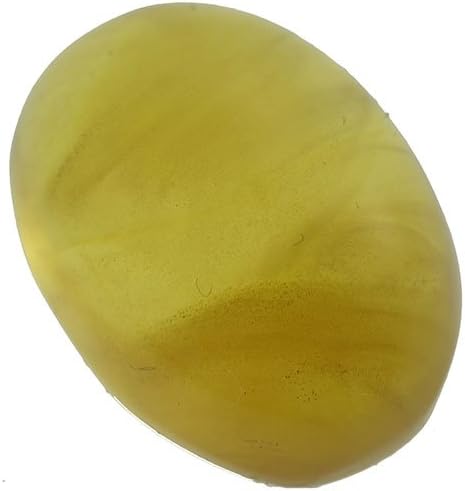 Gem gemstone DOMINICAN REP. NATURAL AMBER in CABOCHON OVAL 4.41ct. 16x11mm.