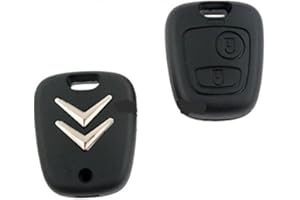 BOBBITECH TELECOMMANDE PLIP Coque Citroen CLE C1 C2 C3 C4 C5 2 Boutons Logo fournit