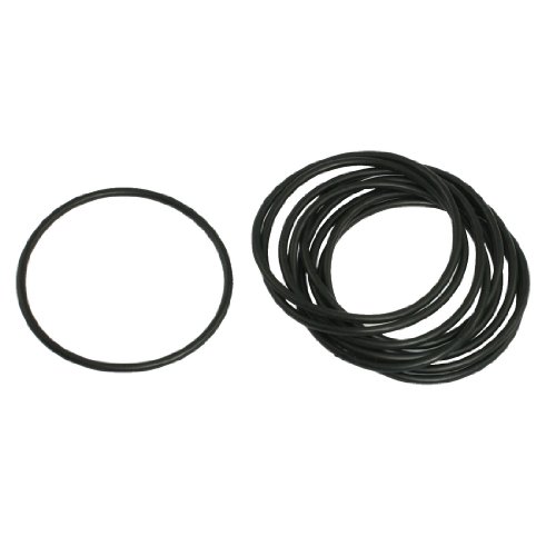 10 x schwarz 55 mm OD 50 mm Inner Dia Nitrilkautschuk O-Ring Oil Seal Dichtung