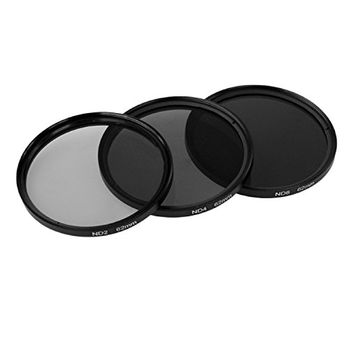XCSOURCE   Filtre Densit   Neutre ND2 ND4 ND8 62mm pour Nikon D7100 D7000 D5200 D5100 D3200 D3100 D3000 D90 Canon 6D 600D 550D 1100D 1000D 700D 650D 70D 60D 50D 40D 30D addap      appareil photo r  flex  Cam  ra num  rique DV   cam  scope avec un objectif de 62mm de diam  tre LF287