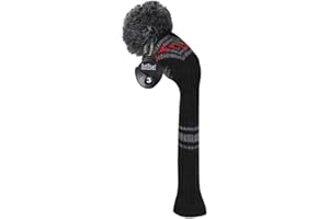 SCOTT EDWARD Scott Adward Golf Head Cover 1 PCS Knit Golf Club Cover for Driver Wood 1# Fairway Wood 3# 5# 7# Hybrid/UT with Rotating Number