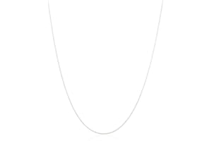 Daisy Philip 925 Sterling Silver Plated Necklace - 1.2mm Chain Necklace | Choose from 16" - 24" Chain | For Layered Looks, Gifts or Pendant Replacements