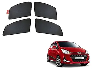 WolkomHome Car Half Curtain Sunshades Fix Curtains for Hyundai I10 Grand 2017