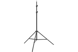 NEEWER Supporto per Luce Fotografia, Treppiede Stabile e Regolabile da 3-6,6 piedi/92-200cm per Riflettori, Softbox, Luci, Ombrelli, Capacità di Carico: 6,6lb/3 kg