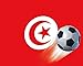 Produktbild 1art1 112973 Fußball - Tunesien Länder-Flagge Poster Kunstdruck 50 x 40 cm
