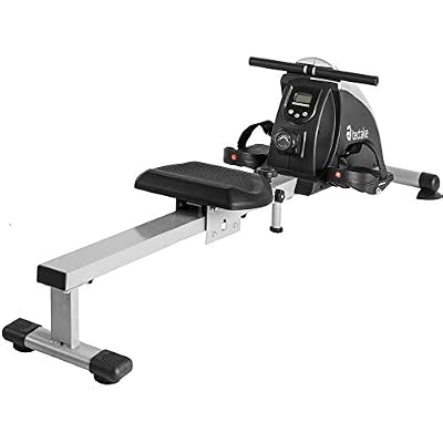 tectake Rameur d'appartement Appareil de Fitness Musculation Cardio Training + écran LCD