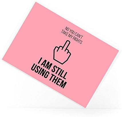 Can't Take My Rights I am Using Them Feminist Quote Movement Ceramic Fridge Magnet