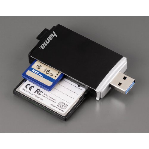 Hama Kartenleser (SD/SDHC/SDXC, microSD/SDHC/SDXC, CompactFlash Typ I, USB 3.0), schwarz - 2