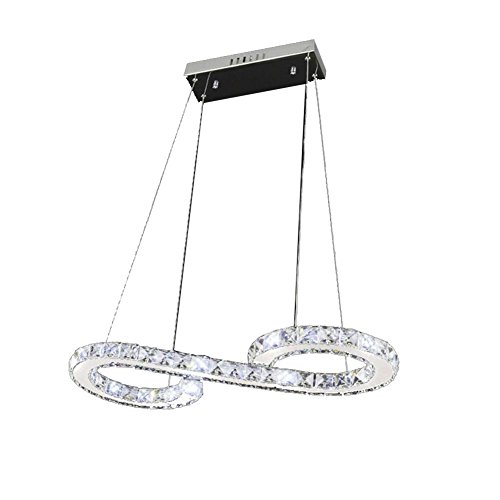 Preisvergleich Produktbild Thunder Licht LED-Anhänger Kristall Deckenleuchte Kronleuchter Lüster Hängeleuchte Licht Modern (dreifarbig sub-dimming S-Type)