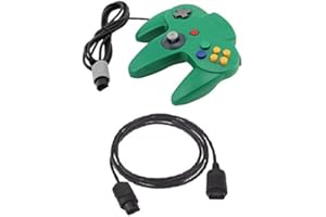 DARLINGTON & Sohns - Controller verde per Nintendo 64 N64 Joystick Gamepad Joypad + prolunga Extansion