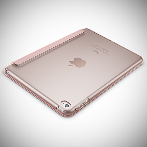 Apple iPad Mini 4 Hülle Smart-Case von NICA, Ultra-Slim Cover Dünne Tablet Schutzhülle, Kunst-leder Hardcase Multi-Ständer Tasche, Display-Schutz & Backcover Flip-Case Klapphülle Sleeve – Rose Gold - 5