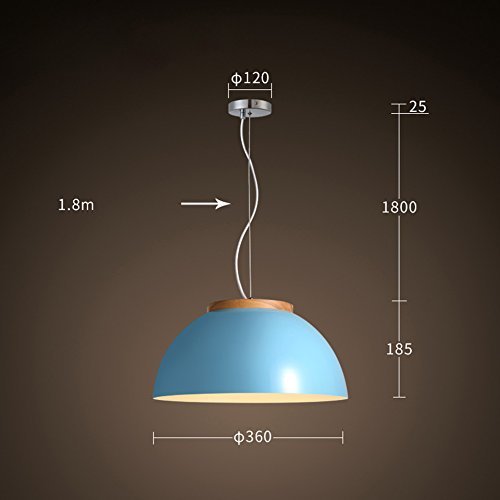 Pot candlestick, iron, repa outside conductor uniform honor for chamber children industrial style decore with lighting lamps suspended business tea, milk Restaurant Cafe Bar honor creative kitchen lights Engineering Engineering small chandelier lights decorative lamps 36*23.7cm fashion.Z ( Color : Blue )