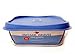 Price comparison product image Michael Graves 3.5 Cup Food Storage Container, .83-Litre, Powder Blue