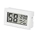 Produktbild Bluelans® Mini LCD Digital Thermometer Temperatur Luftfeuchtigkeit Tester Hygrometer für Kühlschrank Aquarium (Weiß)
