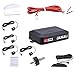 Produktbild Semoic Schwarzes Auto, Das Sonde LCD Anzeigen Audio Summer Warnungs Installations Satz des Park Sensor 4 Aufhebt