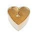 Produktbild NEU Teelichte Herz, glitter gold, 4 Stück