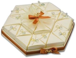 Ivory Silk Hexagonal Display Tray