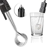 Portátil y cómodo. Bostar Mini Calentador de Inmersión de Coche Portátil para Té Café Agua Bebidas y Calefacción Eléctrica 12 V