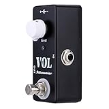 Deje que el volumen de su amplificador sea alto para la sobremarcha, y use el atenuador VOL para bajar su nivel para obtener un sonido limpio;