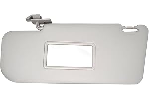 CG94 - Osłona przeciwsłoneczna F. PANDA 2003-2011 z lustrem | Wymiary: 40 x 16,5 x 3 cm (lewa strona)