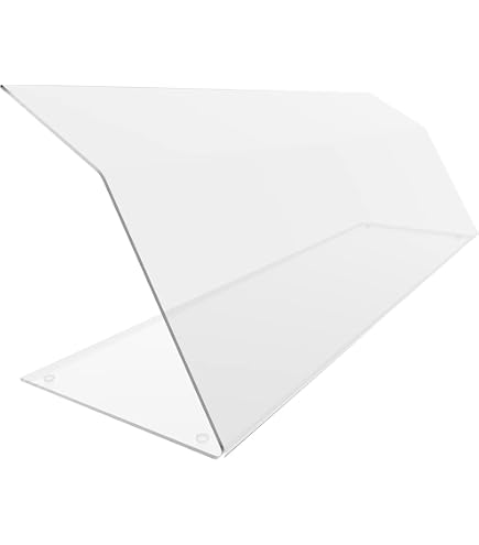 Hansen Spuckschutz Acryl – L-Form Klappbar, 60 Cm, Für Theken In Gastronomie, Bäckerei Oder Bei Veranstaltungen