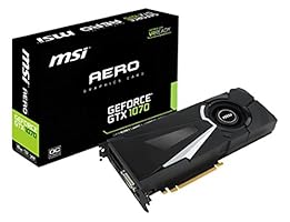 MSI NVIDIA GTX 1070 Aero 8G OC Grafikkarte (HDMI, DP, DL-DVI-D, 2 Slot Afterburner OC, VR Ready, 4K-optimiert)