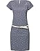 Produktbild Ragwear Damen Kleid Dress Sommerkleid Strandkleid Jerseykleid Freizeitkleid Montana B Organic Blau Gr. L