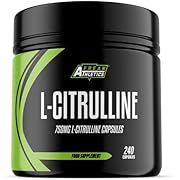 L-Citrulline 240 Capsules - 750mg Capsules / 1500mg Per Serving - High Strength Amino Acid for Muscle Performance & Recovery