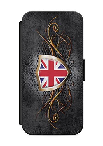 Huawei P20 Lite Flipcase Handytasche Hülle mit Magnetverschluss auffklappbar England Fahne Flagge