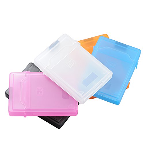 QUMOX 5pcs Farben 2.5" Extern SATA Festplatten Gehäuse HDD Case Box Tasche TO