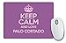 Produktbild Violett Keep Calm und Love Palo Cortado Mauspad Farbe 2733
