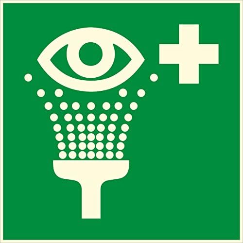 novap RINCAGE Eyes Sign – Photoluminescent – Photoluminescent 200 x 200 mm Rigid – 