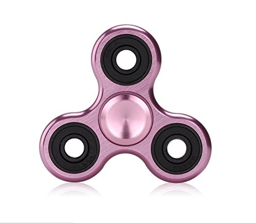MYLB Hand Spinner Aluminum alloy, Three-leaf design, continuous rotation for more than 3 minutes (purple)