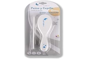 Interbaby Set Pettine E Spazzola Bianco Per Neonati - 150 g