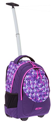 Preisvergleich Produktbild BESTWAY Rucksacktrolley ROLLY Schulrucksack Trolley Rucksack + Regencover (Pink Lila (40028-1901))