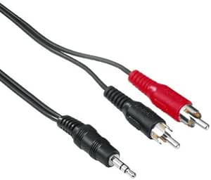 Hama Soundkartenkabel (2 Cinch-Stecker <-> 3,5mm-Klinkenstecker Stereo) 2m