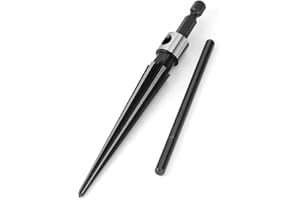 Fixinus Fresa conica a T, in acciaio al carbonio, utensili per la lavorazione del legno, 3 mm - 13 mm, manico 1/4", fresa a mano, adatta per fori conici, criceti, semplici fori a vite