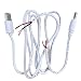 Produktbild Meijunter Micro USB Ladekabel Kabel für FOREO LUNA mini/LUNA mini2 plus/LUNA go Cleansing instrument/Electric Toothbrush/Eye MassagerWeiß,1m