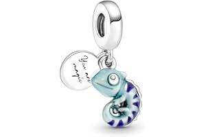 Wedanor Donna Ciondolo-Animale del cuore della famiglia Argento 925 Colgantes con Zirconia cubica per Charm Bracciale