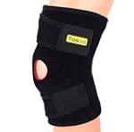 Yosoo Velcro Strap Knee Support with...